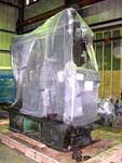 small machine packaged for shipping